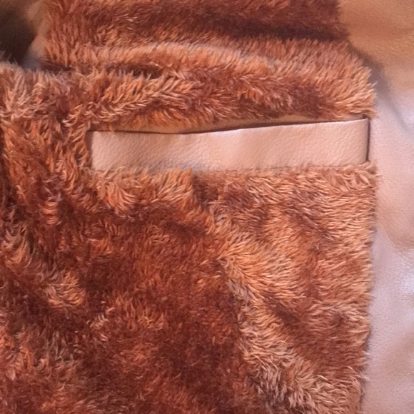 NWT American Breed ladies size S brown pleather jacket - Picture 5 of 6